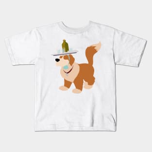 St. Bernard For A Nanny Kids T-Shirt